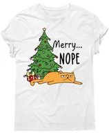 Koszulki męskie - Męska koszulka świąteczny motyw merry10 - miniaturka - grafika 1