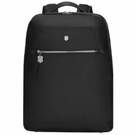 Teczki i aktówki - Victorinox Victoria Signature Compact Backpack 38 cm komora na laptopa black - miniaturka - grafika 1