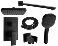 Baterie podtynkowe - Mexen Uno DR33 zestaw prysznicowy podtynkowy, czarny - 71435DR33-70 - miniaturka - grafika 1