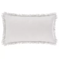 Poduszki dekoracyjne - Atmosphera Poduszka dekoracyjna do salonu sypialni poducha ozdobna z frędzlami biała 30 x 50 cm B07TVYJX9V - miniaturka - grafika 1