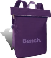 Plecaki - Bench damski młodzieżowy plecak miejski nylonowy fioletowy D2ORI314V - miniaturka - grafika 1