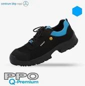 Obuwie robocze - PÓŁBUTY BEZPIECZNE Z PODNOSKIEM KOMPOZYTOWYM I NIEMETALOWĄ WKŁADKĄ ANTYPRZEBICIOWĄ MODEL Q4LG, PN-EN ISO 20345, S3, CI, SRC, ESD - miniaturka - grafika 1