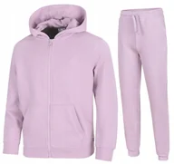 Dresy męskie - 4F OCIEPLANY DZIEWCZÄCY DRES KOMPLET BLUZA SPODNIE / rozm 146 - miniaturka - grafika 1