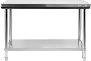 Yato Yato Stół centralny składany z półką 1400x600x850 mm YG-09003 - Stoły gastronomiczne - miniaturka - grafika 1