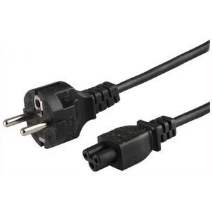 Elmak SAVIO CL-67 Przewód zasilający do laptopa "koniczynka" 1.2m, 3pin - Kable komputerowe i do monitorów - miniaturka - grafika 1