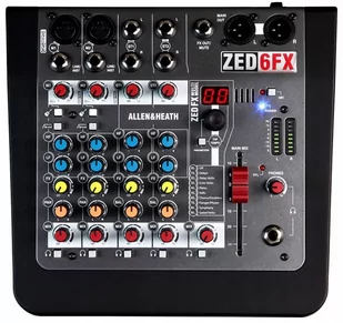 ALLEN & HEATH ZED 6 FX MIKSER AUDIO ANALOGOWY - Akcesoria do nagłośnienia - miniaturka - grafika 1