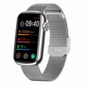 Smartwatch - Garett Wave RT Srebrny-stalowy - miniaturka - grafika 1