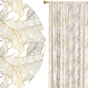 Zasłony - Zasłony Gotowe Na Taśmie Zasłona Na Żabki 140X250 - miniaturka - grafika 1