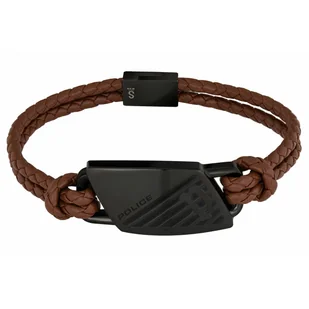 Bransoletka Męska Police PJ26559BLB.02 Stal nierdzewna 19 cm - Bransolety męskie - miniaturka - grafika 1