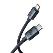 Kable USB - Baseus Kabel przewód USB-C PD 2.0 120cm Baseus Crystal CAJY000601 Quick Charge 3.0 5A z obsługą szybkiego ładowania 100W - miniaturka - grafika 1