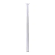 Meble modułowe i akcesoria - Noga okrągła Fikszo 30 x 700 mm biały - miniaturka - grafika 1