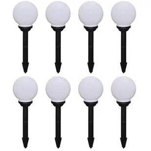 vidaXL Lampy do oświetlenia ścieżki, 8 szt, LED, 15 cm, ze szpikulcami - Lampy ogrodowe - miniaturka - grafika 1