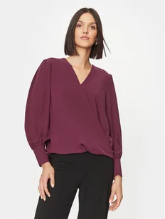 Rinascimento Bluzka CFC0115342003 Bordowy Regular Fit - Bluzki damskie - miniaturka - grafika 1