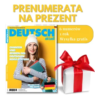 Prenumerata Deutsch Aktuell w prezencie - Czasopisma Prenumerata Deutsch Aktuell w prezencie - Czasopisma - miniaturka - grafika 1