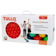Zabawki sensoryczne - Tullo Sensoryczne dyski Gra Memory TU464 - miniaturka - grafika 1