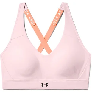 Biustonosz damski Under Armour  Vanish Mid pink XS - Bielizna sportowa damska - miniaturka - grafika 1