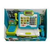 Zabawy w naśladowanie dorosłych - Icom Poland KASA SKLEPOWA + AKCESORIA NA BATERIE 7138040 - miniaturka - grafika 1