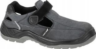 SANDAŁY ZAMSZOWE SZARO-CZARNE, S1 FO SR,"40", CE, LAHTI - Sandały męskie - miniaturka - grafika 1