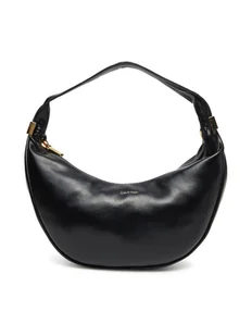 Calvin Klein Torebka Pinched Soft Crescent Sm LV04F3010G Czarny - Torebki damskie - miniaturka - grafika 1