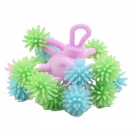 Zabawki sensoryczne - WIRUS GNIOTEK ANTYSTRESOWY PIŁKA ZABAWKA SENSORYCZNA RÓŻNE KOLORY - miniaturka - grafika 1