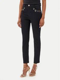 ARTIGLI Jeansy ADDE002564 002 Czarny Slim Fit - Spodnie damskie - miniaturka - grafika 1
