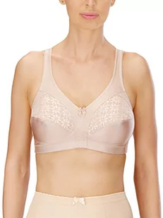 Naturana Biustonosz damski z miękkim kubkiem z pełnym zakryciem, Jasny beż, 85D - Biustonosze - miniaturka - grafika 1