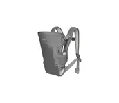 Nosidełka dla dzieci - KikkaBoo - Nosidełko dla dziecka MYRA MESH szare - miniaturka - grafika 1