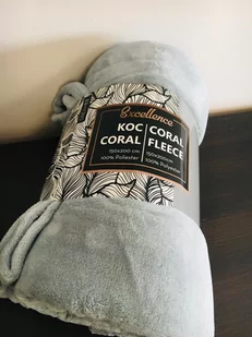 Carbotex koc polarowy Coral 150 x 200 cm poliester szary twm_967217 - Koce - miniaturka - grafika 1