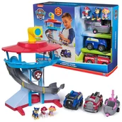 Figurki dla dzieci - Psi Patrol Wieża Obserwacyjna Baza Główna + Pojazdy Z Figurkami 3+ - miniaturka - grafika 1