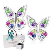 Biżuteria dla dzieci - SREBRNE KOLCZYKI 925 DLA DZIECI WKRĘTKI GRAWER - miniaturka - grafika 1