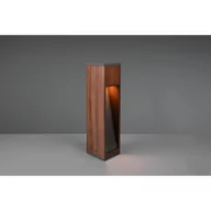 Lampy ogrodowe - Trio Leuchten Słupek zewnętrzny brązowy 40 cm IP44 - Carly - miniaturka - grafika 1