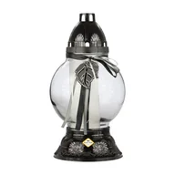 Lampiony i znicze - ZNICZ 958 NT LIŚĆ GRAFIT 9794 - miniaturka - grafika 1