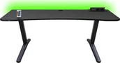 Biurka gamingowe - Biurko Marco Game Pro Skill Czarne 139 cmx68 cm - miniaturka - grafika 1
