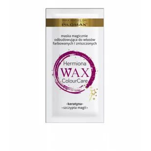 Wax Angielski Pilomax WAX COLOURCARE HERMIONA MASKA MAGICZNIE ODBUDOWUJĄCA 10 ML - Maski do włosów - miniaturka - grafika 1