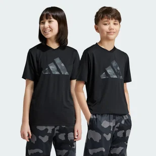 Koszulka Train Essentials Seasonal Print Kids - Odzież sportowa dziecięca - miniaturka - grafika 1