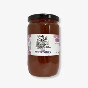 Miód wrzosowy 950g Miody z Łochowa - Miód - miniaturka - grafika 1