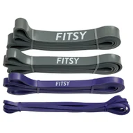 Gumy, taśmy, ekspandery - Fitsy, Zestaw Taśm Oporowych, Różnokolorowe, 4 Szt. - miniaturka - grafika 1
