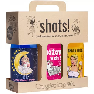 LaQ, Shots! Czyściopak Gwiezdny, zestaw żeli pod prysznic - Kosmetyki do kąpieli - miniaturka - grafika 1