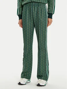 Lacoste Spodnie dresowe XF9313 Zielony Regular Fit - Spodnie sportowe damskie - miniaturka - grafika 1