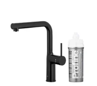 Baterie kuchenne - KFA Armatura Duero Pure Move 6623-424-81 Czarny Stal szlachetna - miniaturka - grafika 1