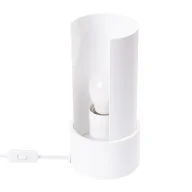 Lampy stojące - Biała nowoczesna lampa biurkowa - J118-Moressa - miniaturka - grafika 1