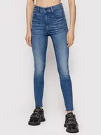 Spodnie damskie - G-Star Raw Jeansy Kafey D15578-6550-C571 Granatowy Skinny Fit - miniaturka - grafika 1