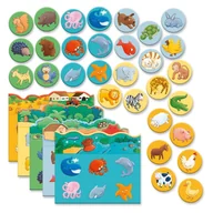 Gry planszowe - Dziecięca gra lotto Djeco Animals - miniaturka - grafika 1