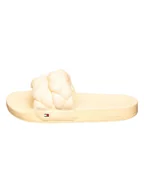 Klapki i japonki damskie - Tommy Hilfiger Shoes Klapki w kolorze żółtym - miniaturka - grafika 1