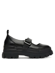 Buffalo Półbuty Aspha Loafer Buckle Os 1620046 Czarny - Półbuty damskie - miniaturka - grafika 1