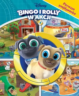 OLESIEJUK Disney Junior Bingo i Rolly w akcji. Pierwsza znajdywanka praca zbiorowa - Powieści i opowiadania - miniaturka - grafika 1