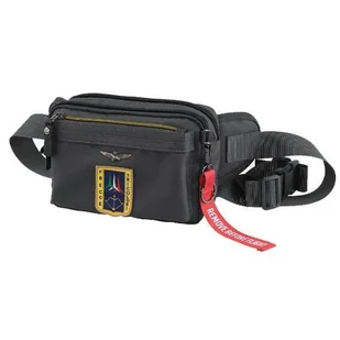 Nerka saszetka na biodra AERONAUTICA MILITARE Frecce Czarna - Nerki - miniaturka - grafika 1