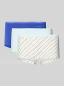 Majtki damskie - Majtki o kroju slim fit z nadrukiem z logo model 'Crush' w zestaw 3 szt. - miniaturka - grafika 1