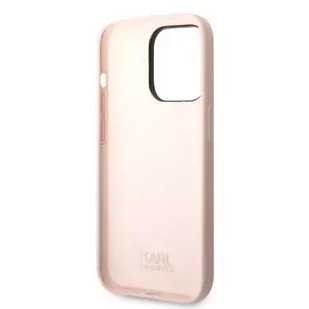 Karl Lagerfeld Etui KLHCP14XSNCHBCP do iPhone 14 Pro Max 6,7" hardcase Silicone Choupette różowy/pink - Etui i futerały do telefonów - miniaturka - grafika 7