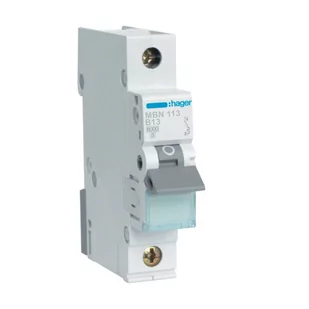 LEGRAND nadprądowy jednobiegunowy B AC 13A MBN113E Hager - Bezpieczniki elektryczne - miniaturka - grafika 1